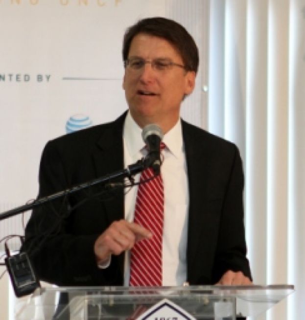 McCrory Visits St. Aug Campus